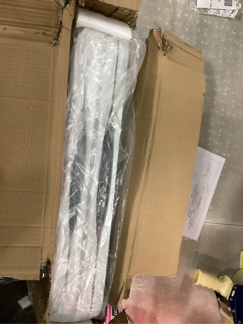 Condition photo showing New/Like New for 2 pack brand unknown  8-foot fold in half table, white granite