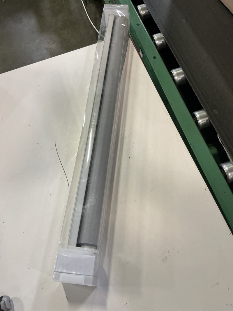 Condition photo showing New/Like New for shademoon cordless blackout pull down roller window shade,26"w x 72"h,grey | room darkening waterproof uv blocking thermal insulated fabric for indoor windows, spring system blinds for home office door grey 26"w x 72"h