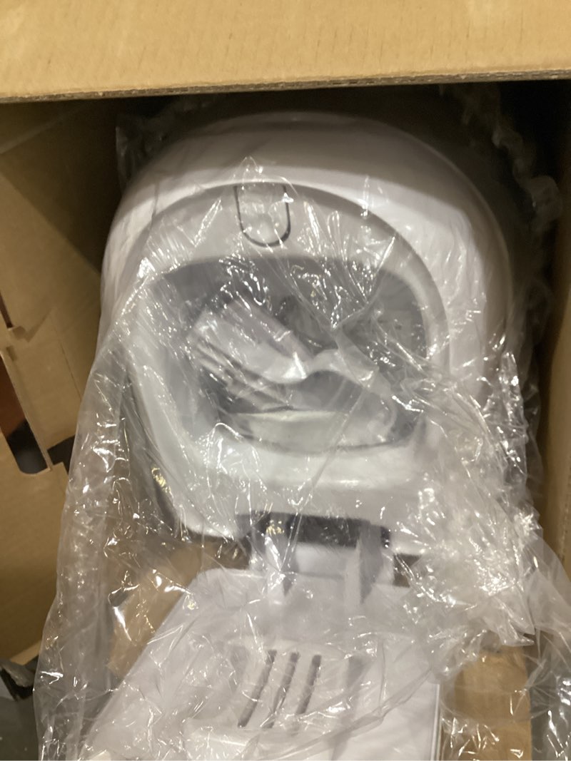 Condition photo showing New/Like New for diaper genie platinum pail (grey) is made in durable stainless steel and includes 1 easy roll refill with 18 bags that can last up to 5 months.