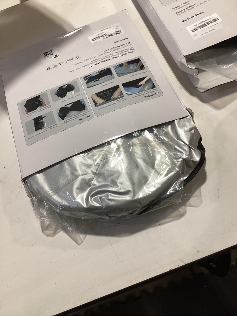 Condition photo showing Good Condition for Wigoo for Toyota RAV4 2019-2026 Windshield Sunshade [100% Sun Block, 4th-Gen Cooling Tech] Foldable Heat Insulation Front Window Sunshade with Storage Bag, Compatible with Toyota RAV4 2019-2026 for Toyota RAV4 (2019-2026)