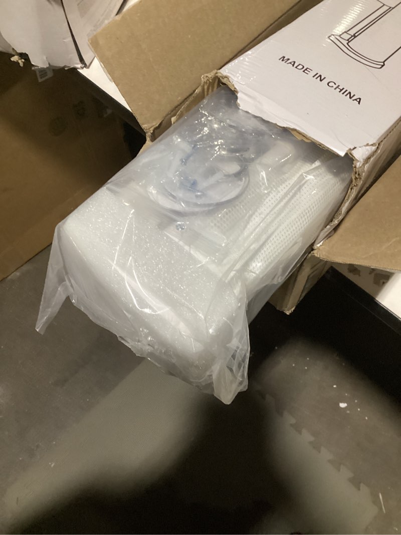 Condition photo showing New/Like New for 24" Tall X 120" Extra Wide Retractable Baby Gates, Short Dog Gates to Step Over, Reinforced Long Mesh Pet Gate with Support Rods, Small Puppy Gates for The House, White White 24" Tall x 120" Wide ( With Reinforced Rods )