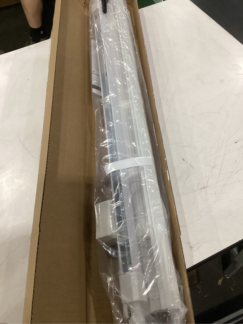 Condition photo showing Good Condition for unishades no drill blinds for windows 1" vinyl l-shaped slats cordless mini blinds for home, for window size 35.5" w × 64" h white white 35.5" w × 64" h