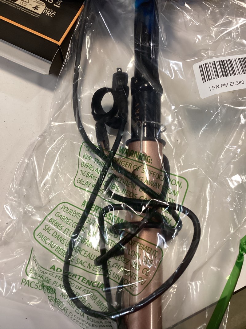 Condition photo showing As Is for 1 1/2 inch Extra Long Barrel Curling Iron, 1.5 Inch Large Barrel for Long Hair Ceramic Tourmaline