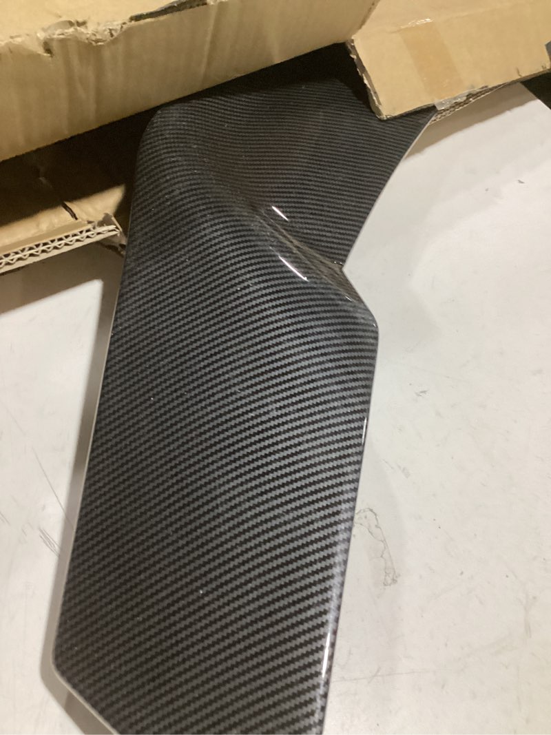 Condition photo showing Good Condition for rear trunk spoiler for kia k5 lx lxs ex 2021 2022 2023 2024 r style duckbill spoiler carbon fiber print (carbon fiber print)