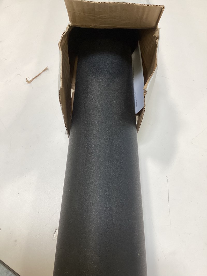 FUKU MON 24"x786" Black Wallpaper Peel and Stick Black Contact Paper Matte Solid Textured Self Adhes
