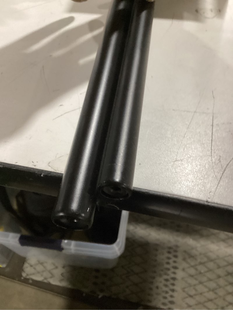 Condition photo showing Good Condition for Umbra Twilight Double Curtain Rod Set – Wrap Around Design is Ideal for Blackout or Room Darkening Panels, 66-144 Inch, Black Black 66" to 144"