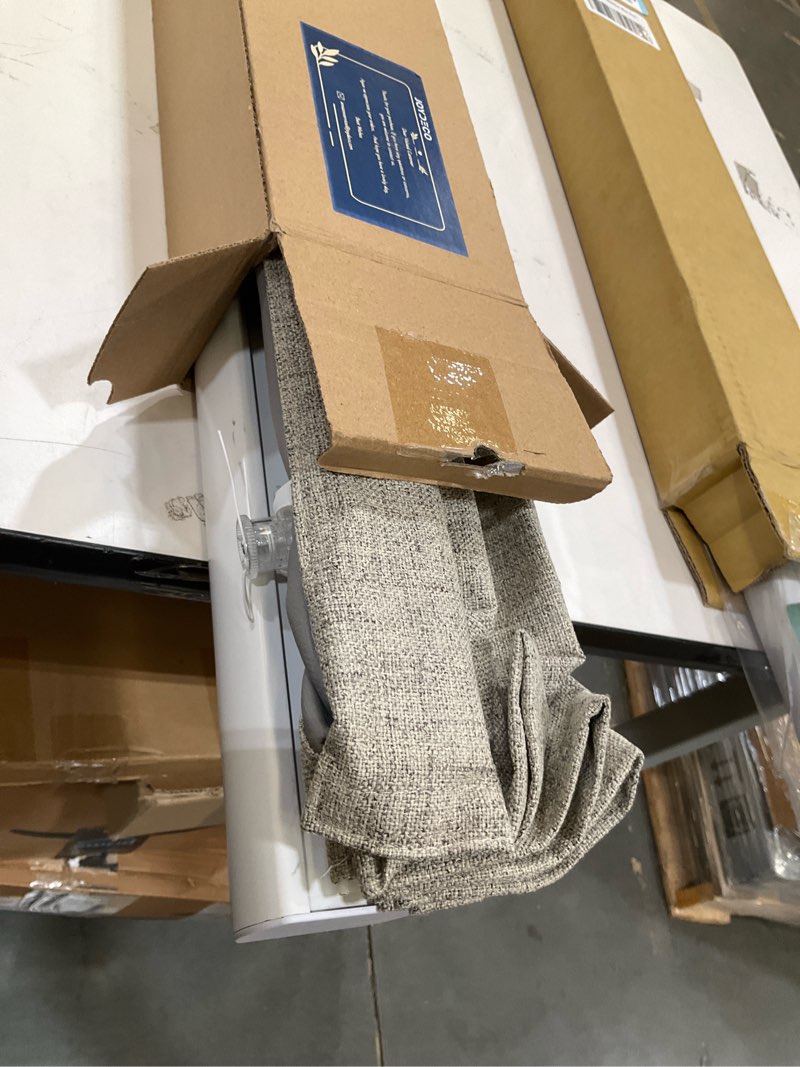 Condition photo showing Good Condition for joydeco cordless roman shades, linen fabric window blinds, thermal insulated blackout blinds, room darkening shades for indoor windows, easy to install, 24" w×75" h, linen linen 24"w x 75"h