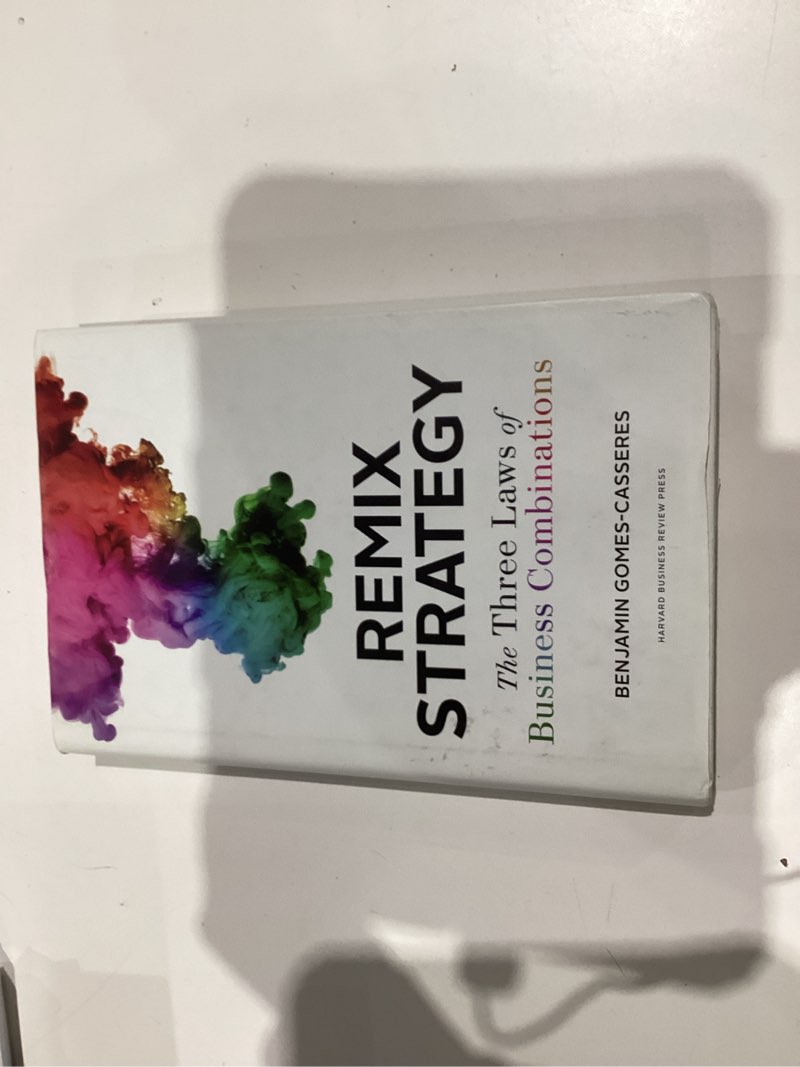 Condition photo showing Good Condition for Remix Strategy: The Three Laws of Business Combinations (Harvard Business School Press)