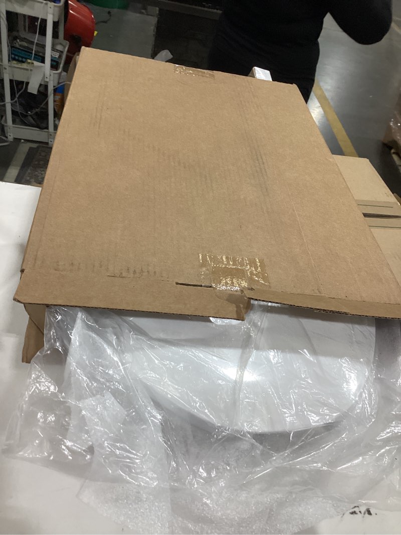 Condition photo showing New/Like New for centoco elongated toilet seat, open front with cover, heavy duty commercial, stainless steel hinge, plastic, made in the usa, 820sts-001, white white elongated / open front stainless steel hinge