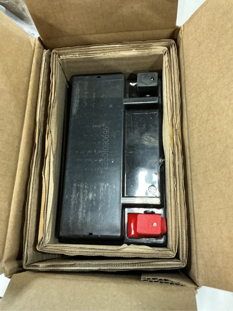 Condition photo showing As Is for mighty max battery ytx14-bs - 12 volt 12 ah, 200 cca, rechargeable maintenance free sla agm motorcycle battery