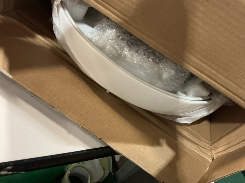 Condition photo showing Good Condition for kohler 24764-rl-0 rutledge nightlight readylatch slow close toilet seat, elongated, quiet-close lid and seat, grip-tight bumpers, white elongated white nightlight