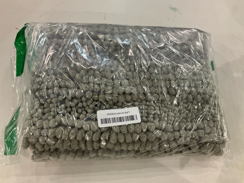 H.VERSAILTEX Bath Mats for Bathroom Non Slip Thick Chenille Striped Bath Rug Absorbent Fluffy Soft S