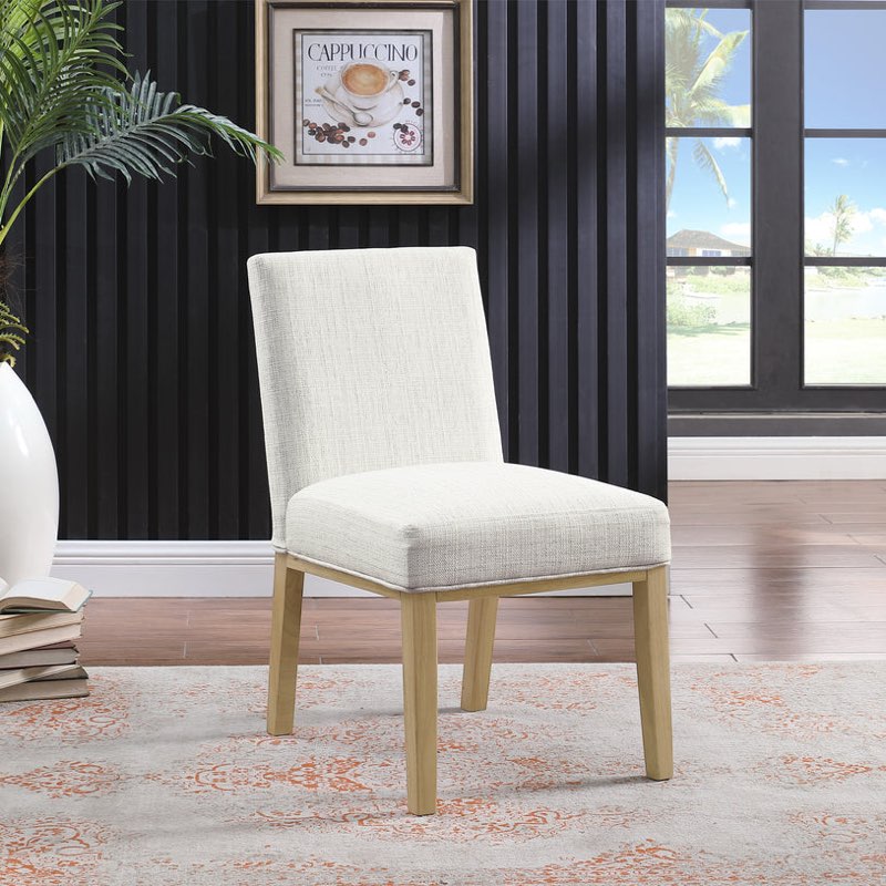 HomePop Kolbe Dining Chair x2 BLUE