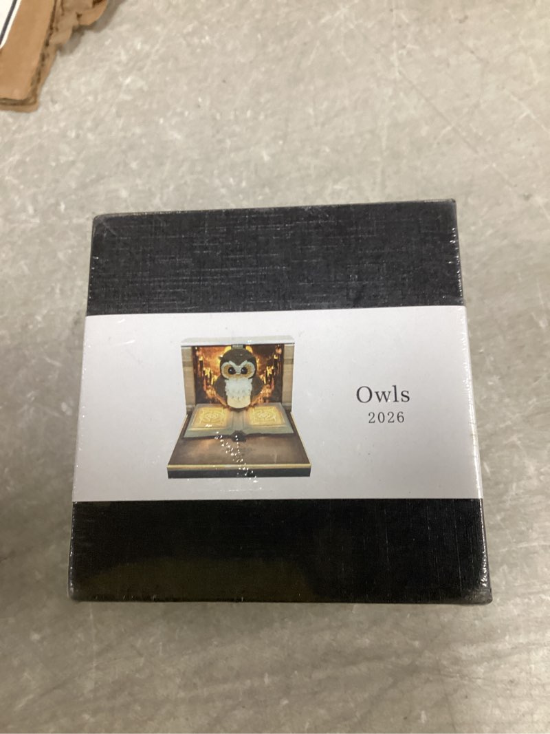 Condition photo showing New/Like New for 2026 Christmas Gift Enchanting 3D Owl Calendar with Mesmerizing Light Effects?Holiday & New Year Gift, Desktop Decoration, Unique 3D Paper Craft, Countdown Calendar