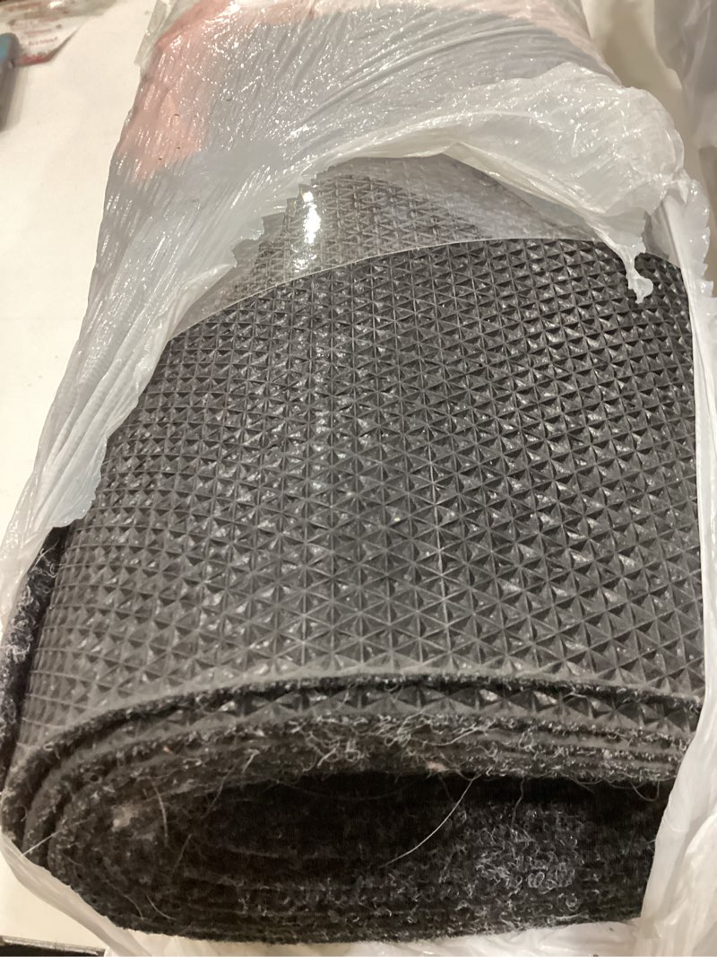 Condition photo showing Good Condition for Ottomanson Mud Mat 2' x 2' Entryway Rug - Non-Slip Scraper Doormat for Muddy Paws, Dirt Trapping Indoor/Outdoor Mat for High-Traffic Areas, Kitchen, Garage, Patio, Black Black 800s Series 2' x 2' (Mat)