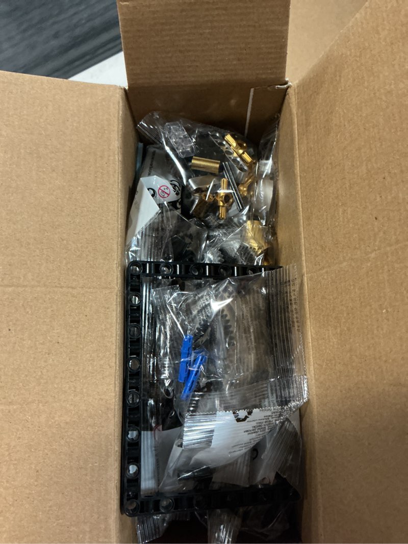Condition photo showing New/Like New for diesel engine model kit that runs for adults, moc mini inline 4-cylinder diesel engine building set with motor, compatible with lego, mechanical engineering stem toy for teens (1029 pcs)
