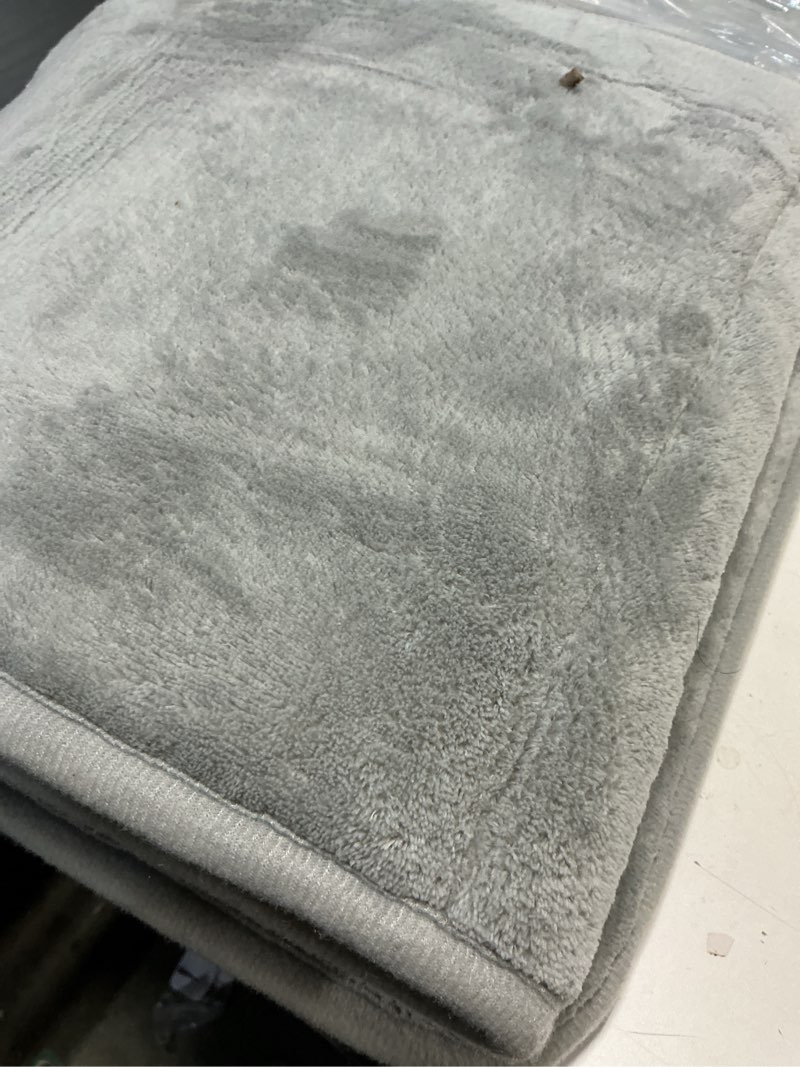 Condition photo showing As Is for MAXYOYO 1.2" Thick Baby Play Mat for Floor, Foldable Playpen Mat, Tummy Time Foam Mat Ultra Soft Support, Padded Carpet with Non-Slip Backing for Infant,Kids and Toddler Crawling, Grey Grey 36"x60"