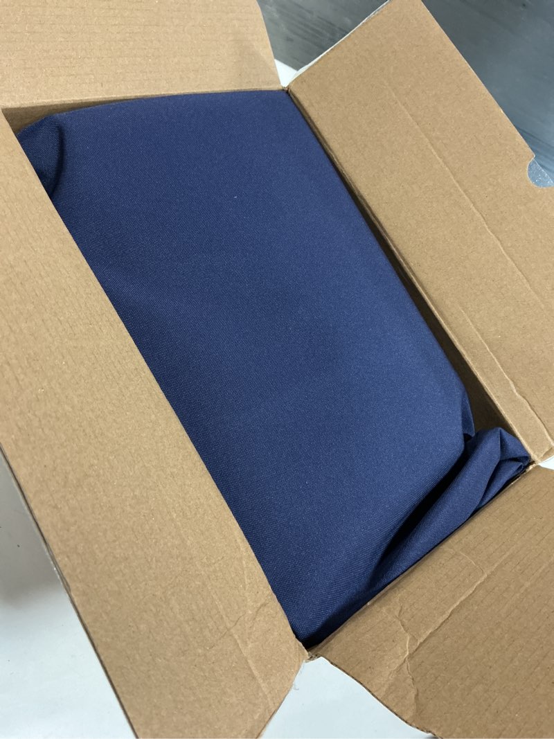 Condition photo showing Good Condition for favoyard outdoor bench cushion 42 x 18 inch waterproof patio furniture cushions 3-year color fastness garden sofa settee couch swing pads with handle and attach ties, blue blue 42 x 18 in