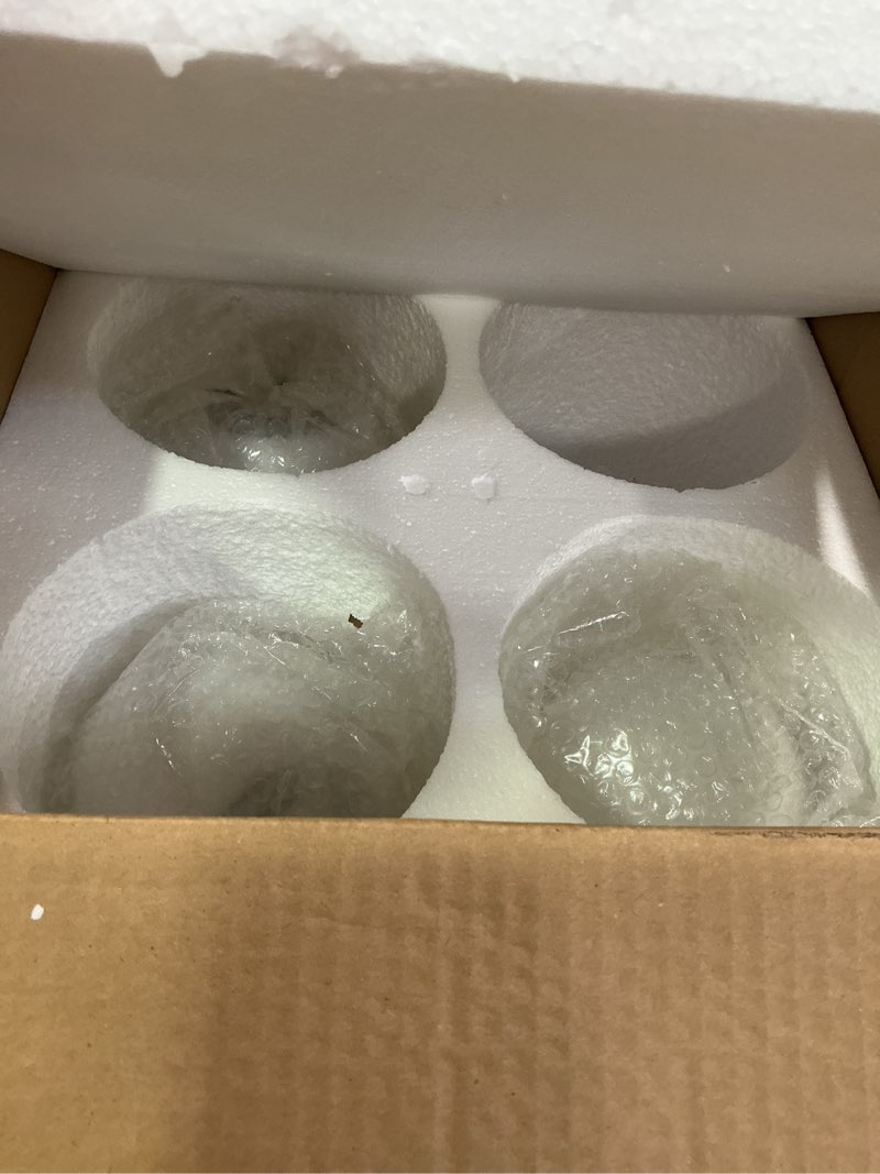 Condition photo showing Good Condition for  Similar Milky Ball Globe Ceiling Hanging Pendent Light - 60 Watts (White) Chandelier Ceiling Lamp - Set of 3