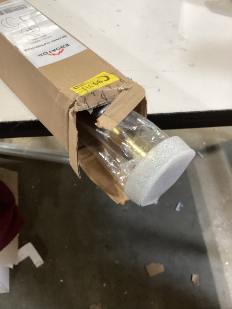 EBOATOP Shower Curtain Rod Tension- No Drill Non-Slip Spring Tension Shower Rod for Window or Bathro