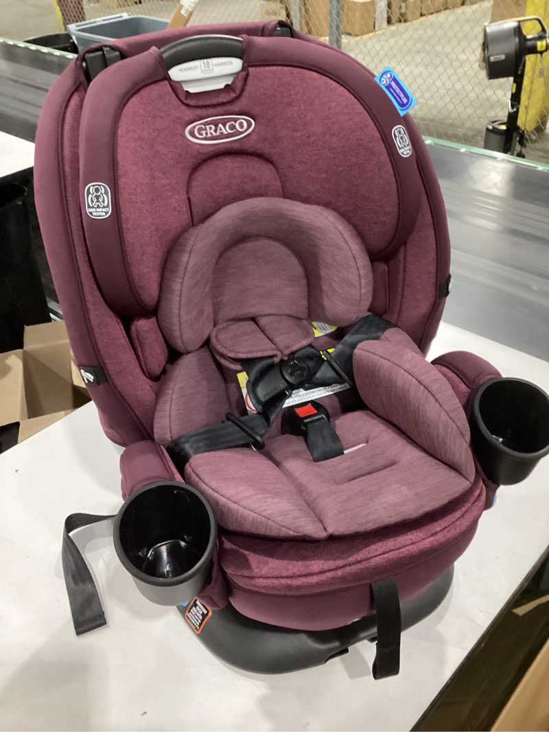 Condition photo showing Good Condition for turn2me 3-in-1 convertible car seat, london, featuring headrest and harness adjust, easy installation and steel reinforced frame