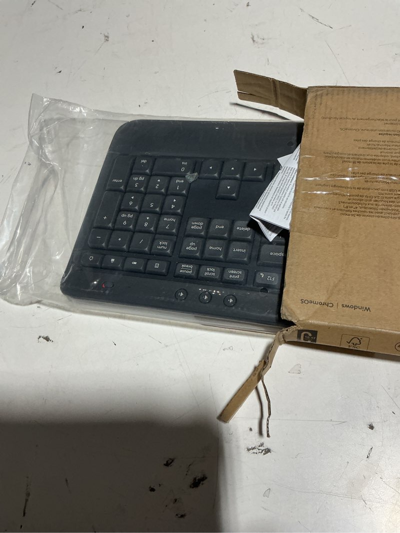 Condition photo showing Good Condition for Logitech MK540 Advanced Wireless Keyboard and Mouse Combo for Windows, 2.4 GHz Unifying USB-Receiver, Multimedia Hotkeys, 3-Year Battery Life, for PC, Laptop 2024 Model
