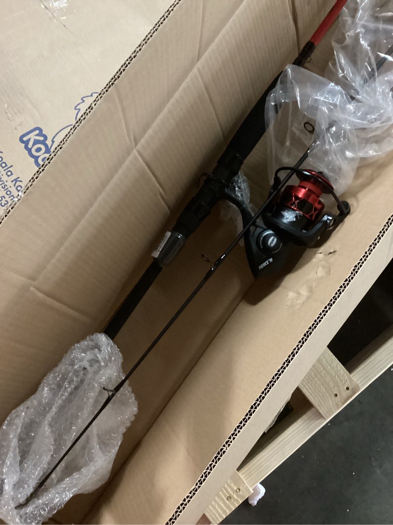 Condition photo showing New/Like New for PENN Fierce IV Spinning Reel and Fishing Rod Combo Fierce Iv 2000 Size Reel - 6'6" - Medium Light - 1pc