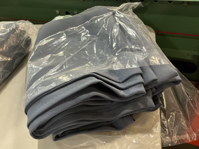 Condition photo showing Good Condition for pony dance blackout curtains - rod pocket drapes thermal insulated curtain panels window treatment for bedroom, w 42 x l 72 inch, blue haze, 2 panels 42"w x 72"l (pack of 2) blue haze