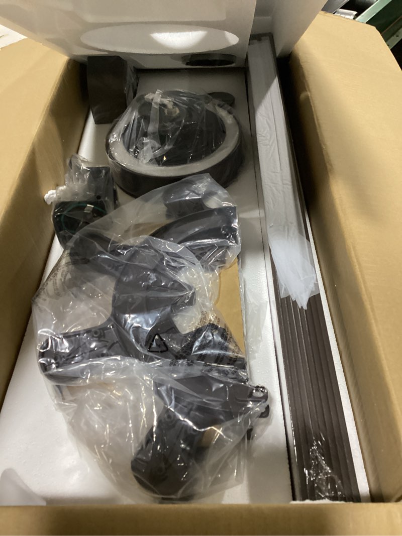 Condition photo showing Good Condition for 72 inch ceiling fans with lights, brown farmhouse ceiling fan with light, large led panel, quiet reversible dc motor, 6-speeds, 3cct, large ceiling fans with remote for patio, living room, garage brown 72 inch