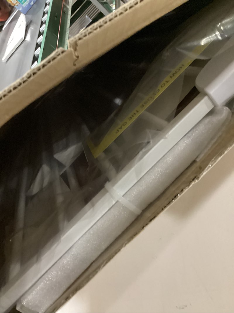 Condition photo showing New/Like New for Cumbor 29.7-40.6" Baby Gate for Stairs, Mom's Choice Awards Winner-Dog Gate for Doorways, Pressure Mounted Auto-Close Pet Gates for Dogs Indoor, Safety Child Gate with Easy Walk Thru Door, White White 29.7-40.6"W x 30.5"H