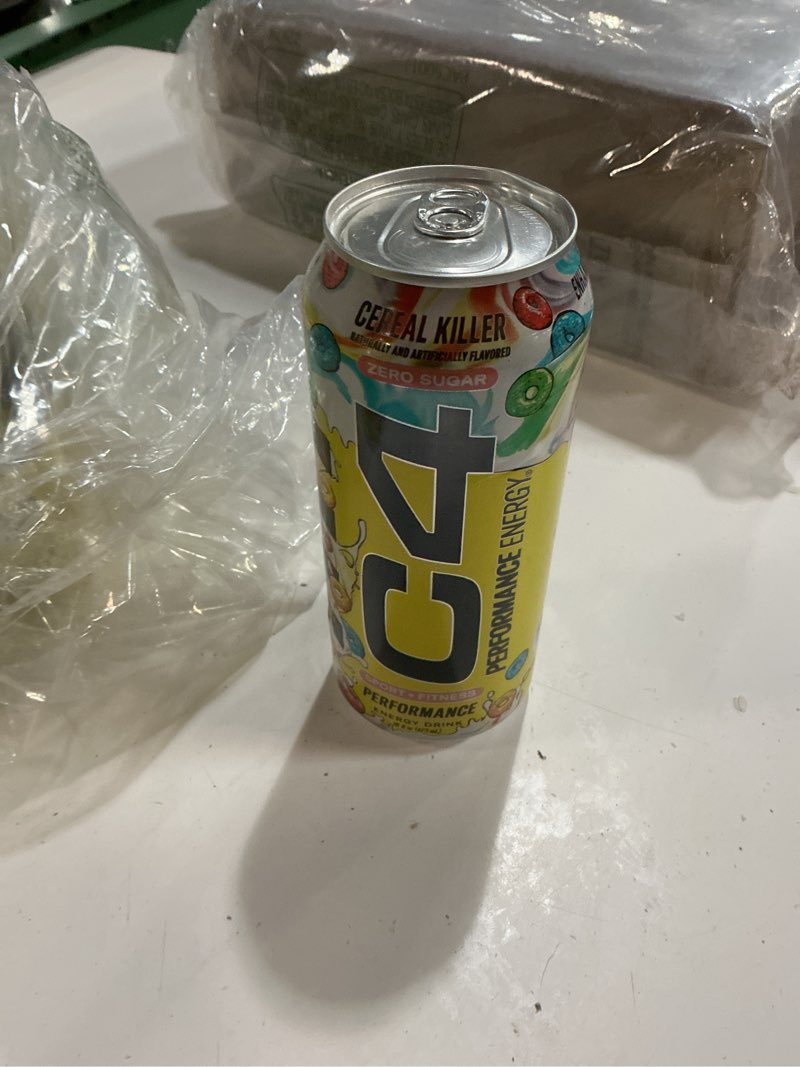 Condition photo showing New/Like New for (Exp/07/2027) Cellucor C4 Energy Carbonated Zero Sugar Energy Drink, Pre Workout Drink + Beta Alanine, Cereal Killer, 16 Fl Oz Can (Pack of 12) Cereal Killer 16 Fl Oz (Pack of 12)