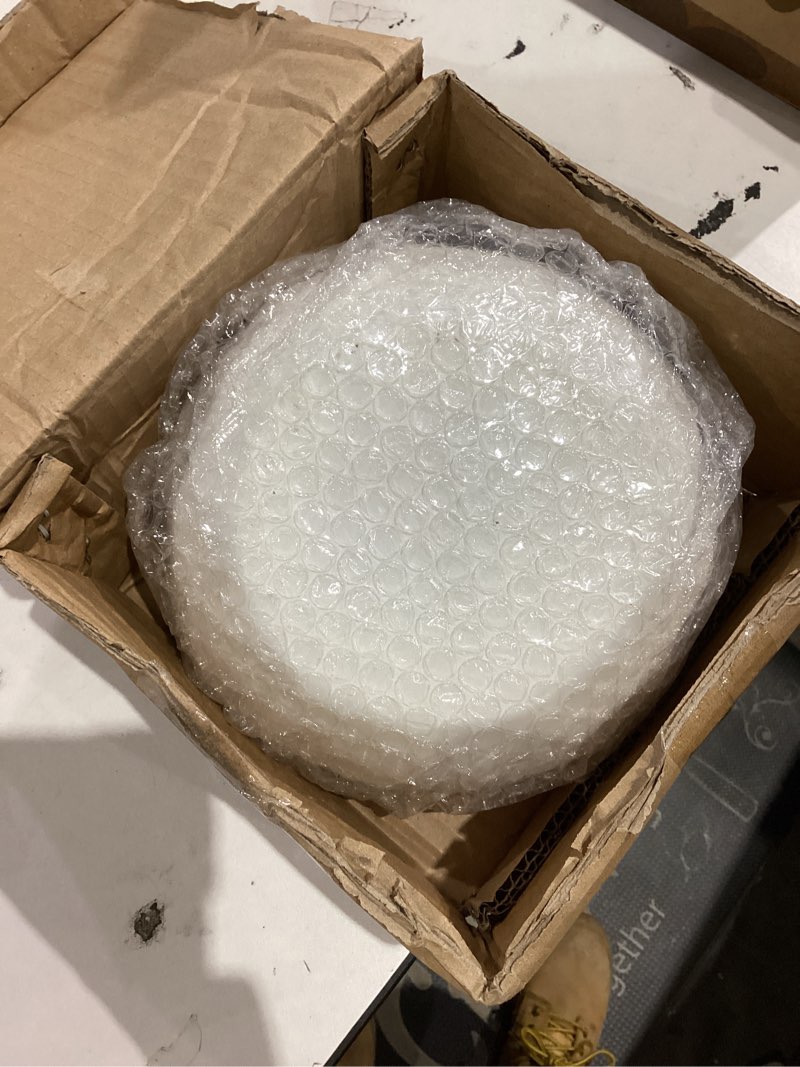 Condition photo showing As Is for kathson Slanted Ceramic Dog Bowl Tilted 15° Cat Food Water Bowls Dish Animal Pet Comfort Feeding Bowls Heavy Weighted Feeder for Wet or Dry Food (White)