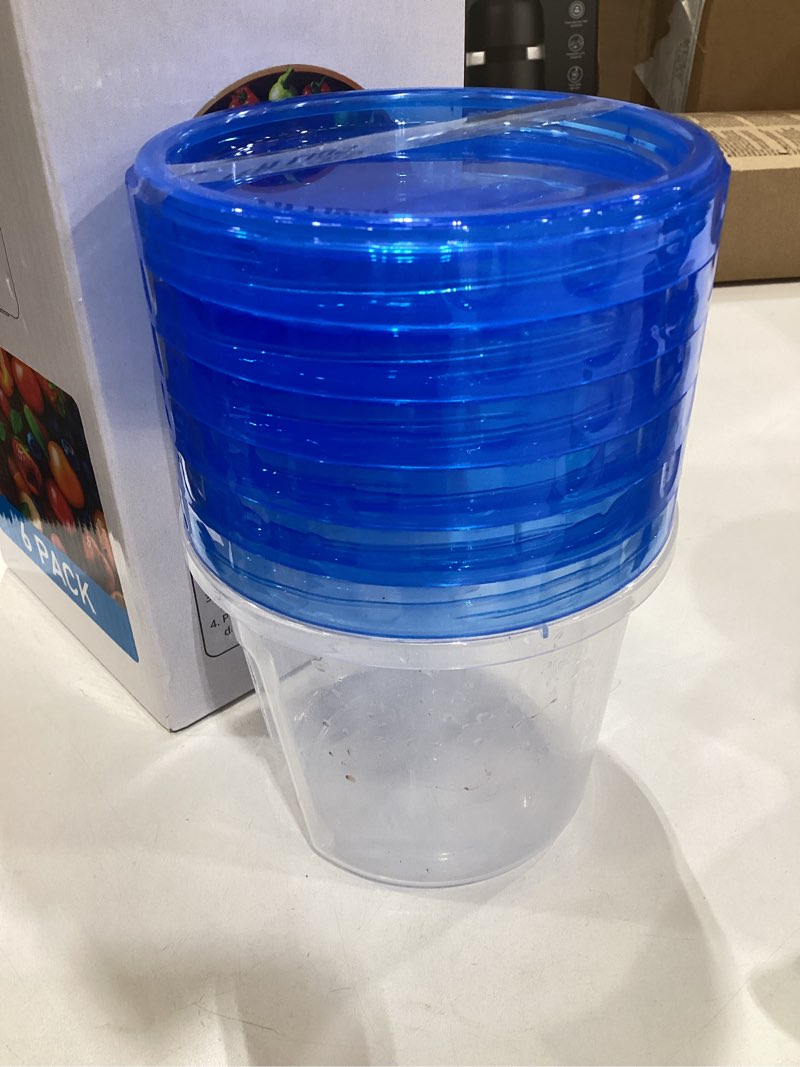 Freezer containers with lids