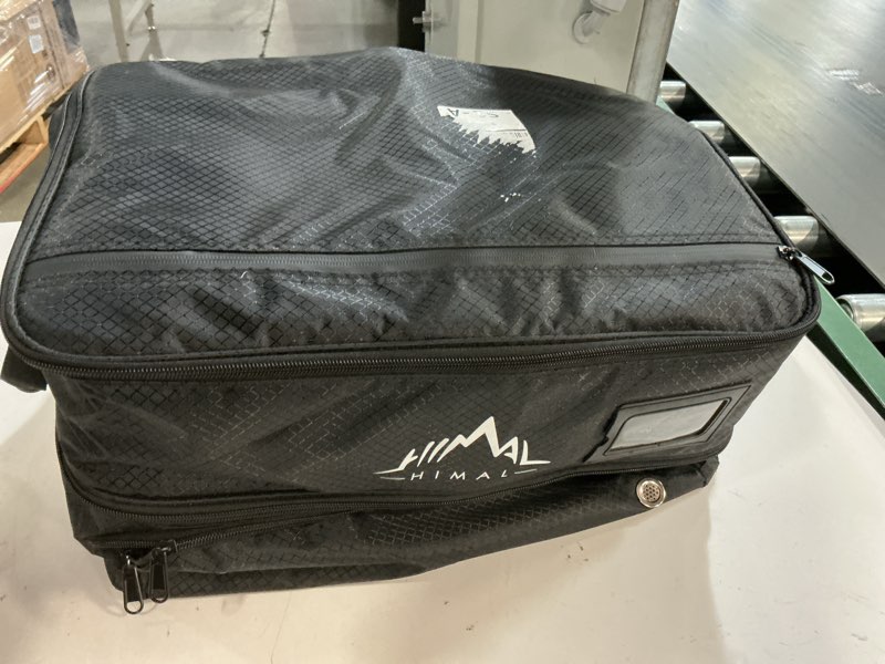 Condition photo showing Good Condition for HIMAL HIMAL 2 Layer Golf Trunk Organizer, Golf Gifts for Men with Separate Ventilated Compartment, 2-Pair Capacity, Waterproof SUV Car Locker for Balls, Tees, Clothes, Gloves, Accessories, Golfer Gift