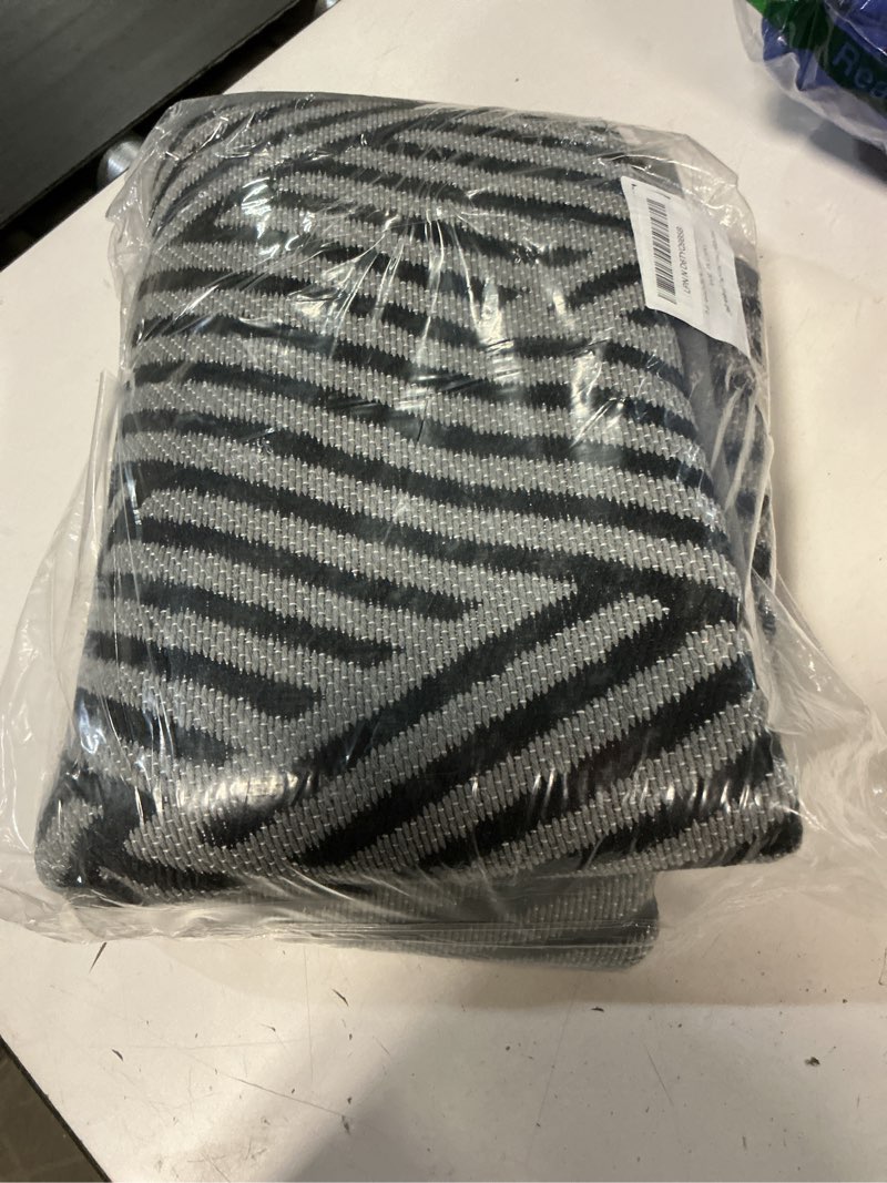 Condition photo showing Good Condition for door mat indoor outside entrance 24"x71", low-profile non slip outdoor inside doormat entryway mat, dirt resistant absorbent front porch welcome entry mats, washable easy clean, grey 24"x71" grey