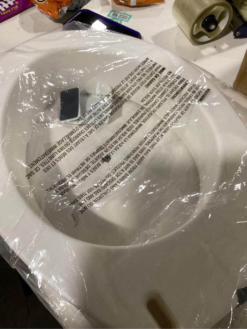 Condition photo showing Good Condition for carex e-z lock raised toilet seat with handles, 5" toilet seat riser with arms, handicap raised toilet seat for seniors and elevated toilet seat