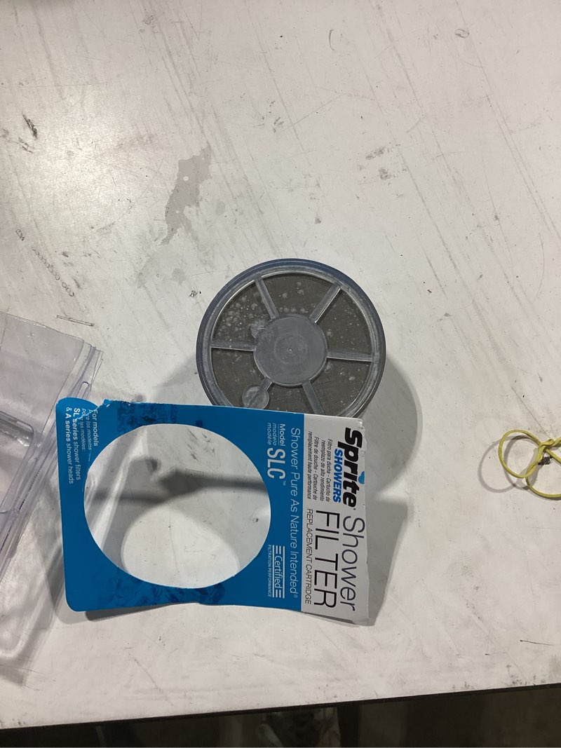 Condition photo showing Good Condition for sprite slim-line chlorgon shower replacement filter