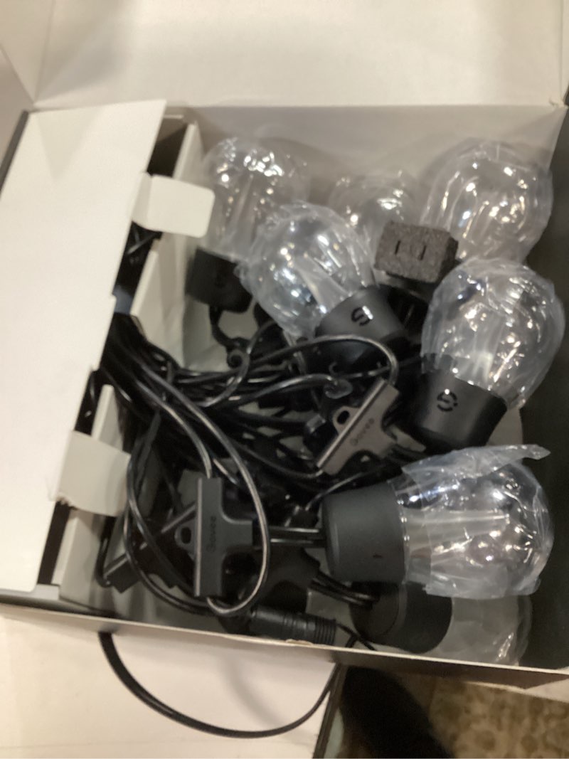 Condition photo showing Good Condition for govee 48ft smart outdoor clear bulb string lights
