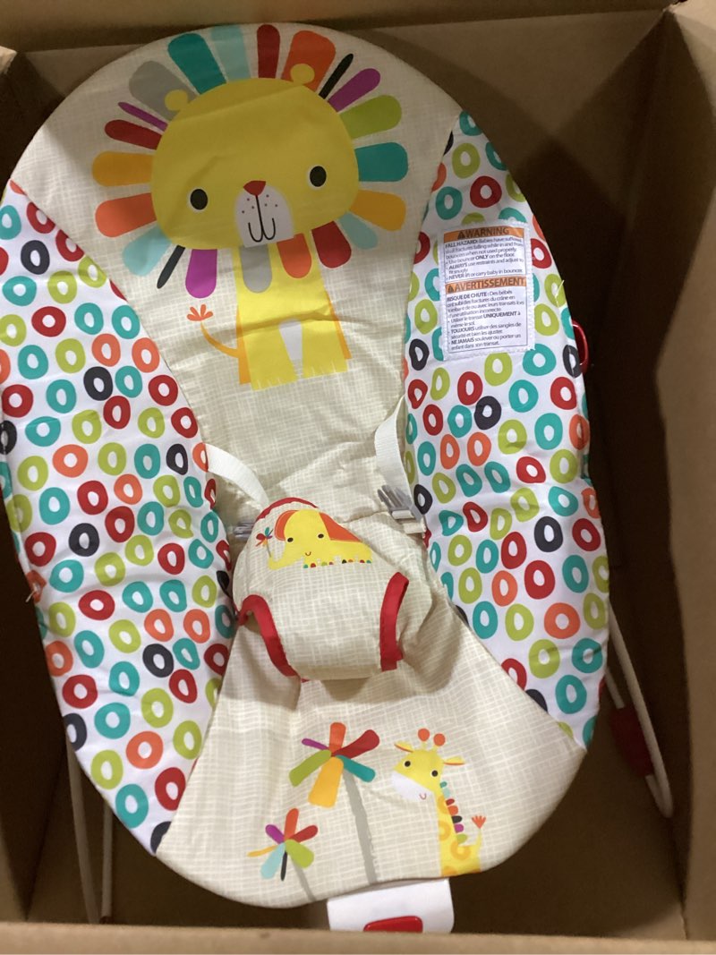 Condition photo showing Good Condition for similar to bright starts baby bouncer soothing vibrations infant seat - removable -toy bar, nonslip feet, 0-6 months up to 20 lbs (rainforest vibes)