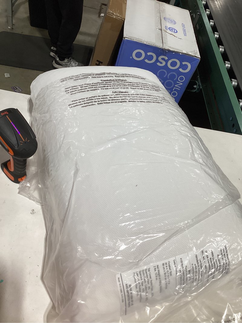 Condition photo showing Good Condition for Purple Harmony Pillow – Talalay Latex Foam Cooling Pillow for Combo or Side Sleepers, 360º Hex GelFlex Grid for No-Pressure Support and Luxurious Weightless Feel - Standard, Medium Feel, Med Height