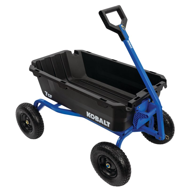 Kobalt 7.0-cu ft Poly Yard Cart