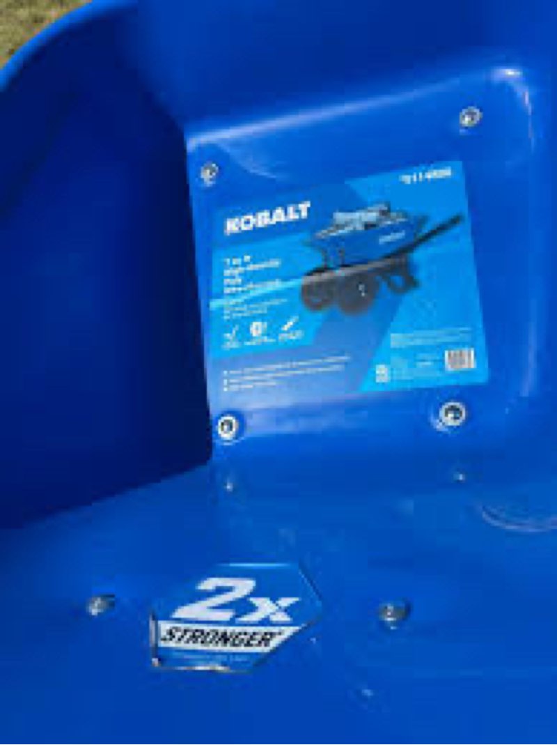 Kobalt 6-cu ft Heavy-Duty Steel Wheelbarrow