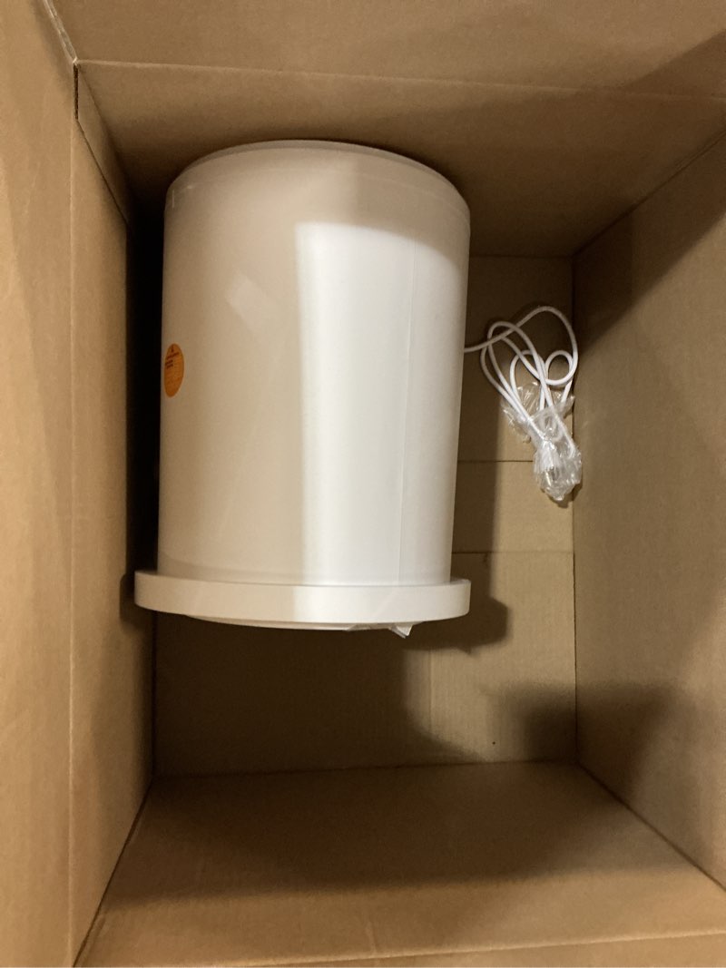 Condition photo showing As Is for pqh large towel warmers for bathroom - fast heated blanket warmer,fits up to two 40"x70" oversized towels,blankets,bathrobes,auto shut-off timer,hot towel warmer bucket for home spa