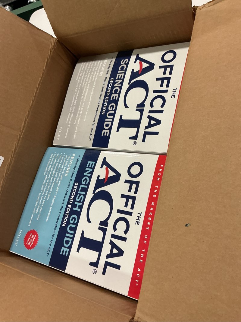 Condition photo showing Good Condition for The Official ACT Prep & Subject Guides 2025-2026 Complete Set (Official Act Prep Guides)