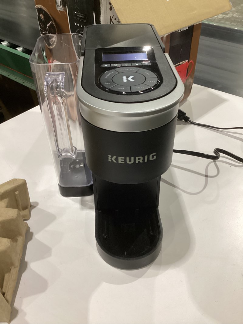Condition photo showing As Is for keurig k-supreme smart coffee maker, multistream technology, brews 6-12oz cup sizes, black, not tested, incomplete