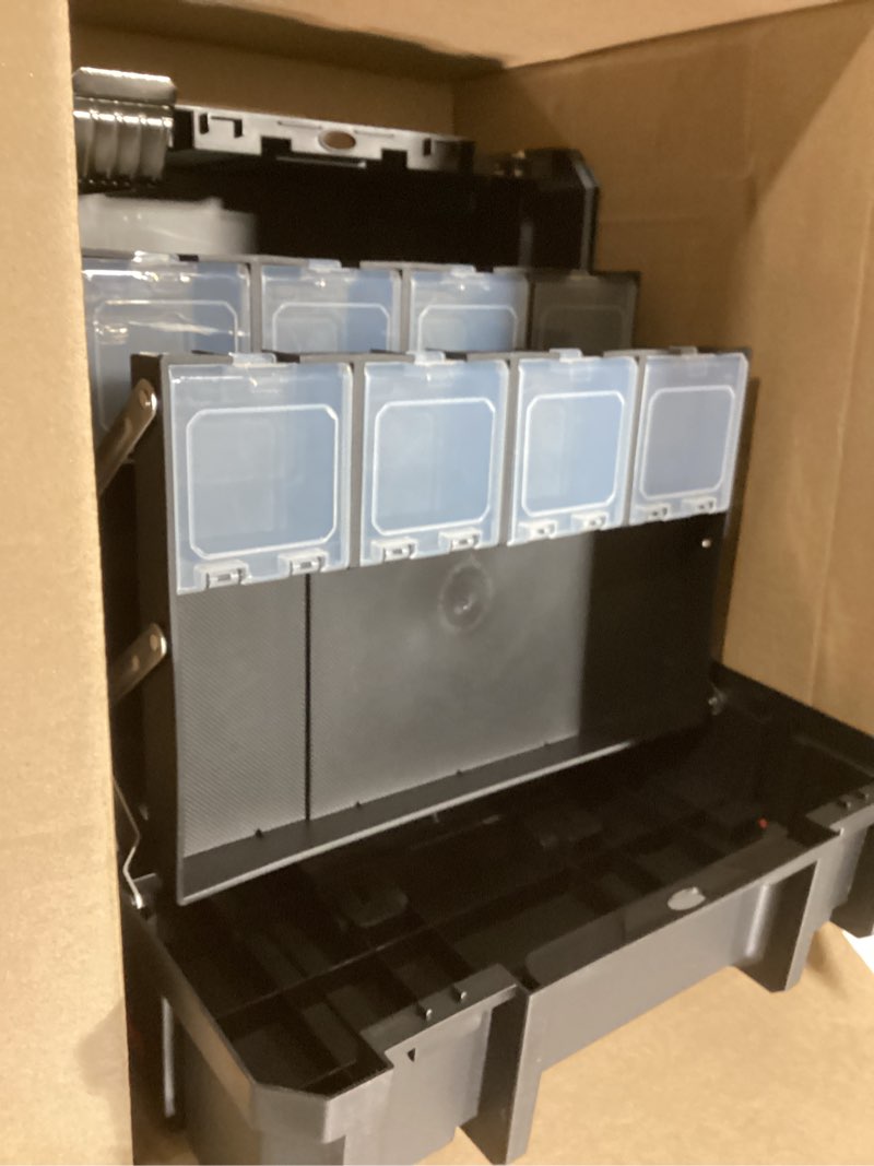 Condition photo showing Good Condition for Anyyion Tool Box, 3-Tiers Multi-Function Storage Portable Toolbox Organizer, Stackable.