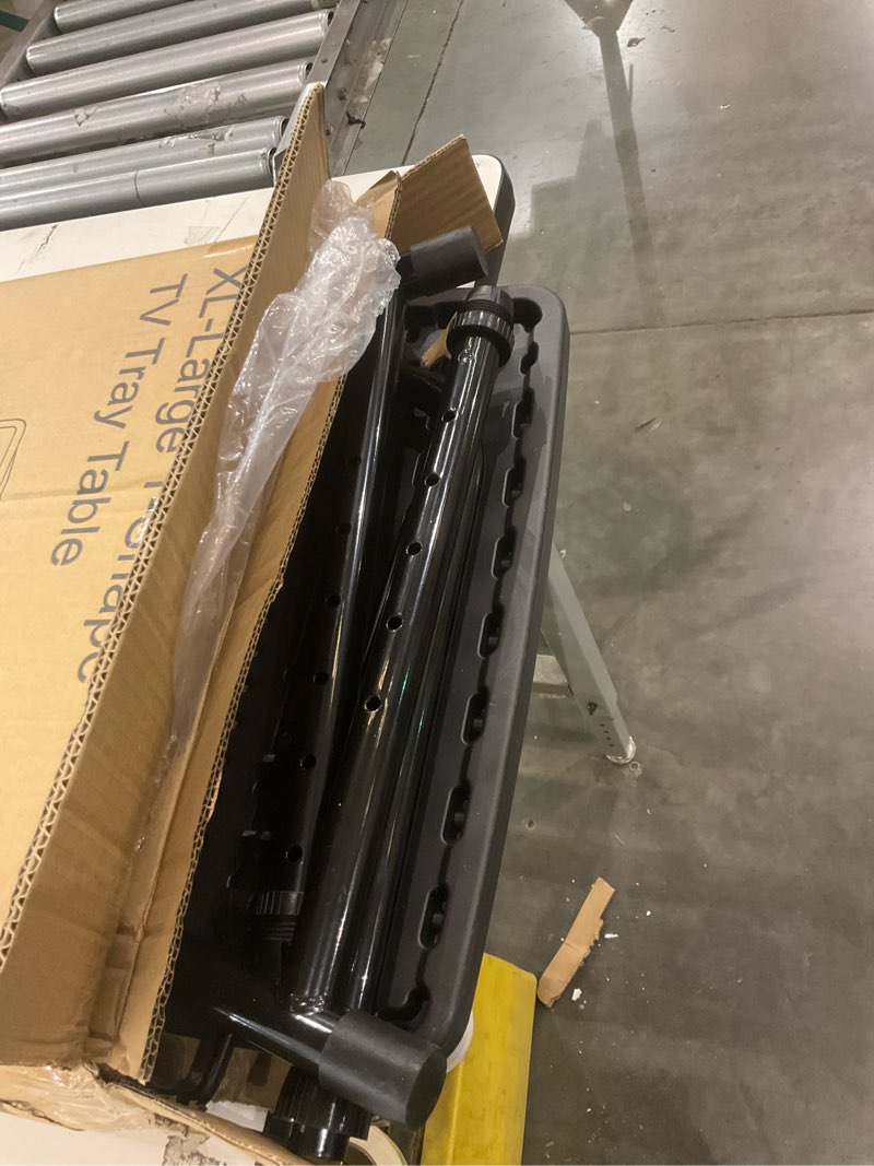 Condition photo showing Good Condition for Bblife XL Adjustable Folding TV Tray Table, Larger TV Dinner HDPE Plastic Tray, for Laptop, Eating, Drawing, Snacks, etc, Black-Pro XL-Pro