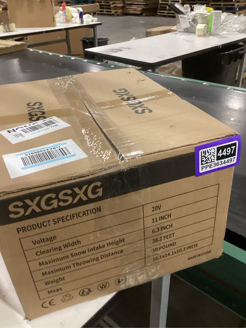 Condition photo showing New/Like New for Electric Snow Shovel for Dewalt 20V Max Battery, 11" Brushless Snow Blower with Adjustable Handle, Max 26 FT Snow Thrower, Cordless Snow Shovel 20V for Driveway, Sidewalk, Patio, Deck (No Battery) Compatible with Dewalt Battery