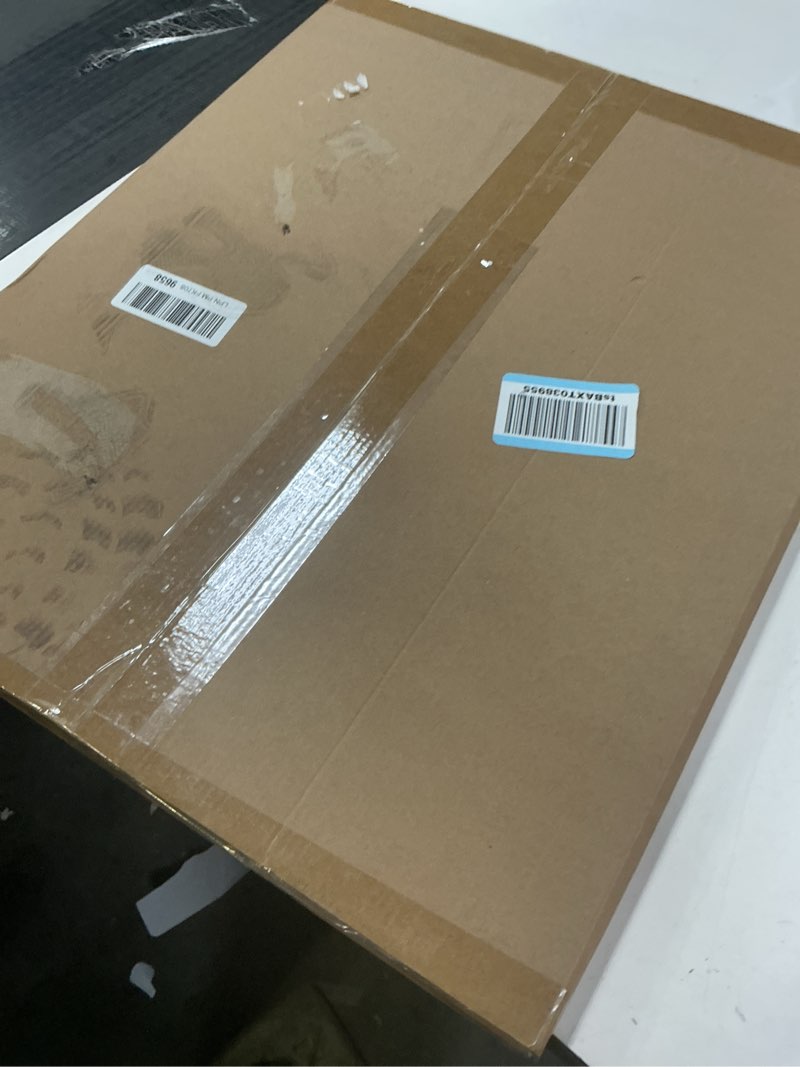 Condition photo showing New/Like New for 16x20 Frame, Distressed White Wood Style - Display Posters 11 x 14 with Mat or 16x20 without Mat, Wall Mounting Horizontal and Vertical, 1 Pack Distressed White 16X20 in