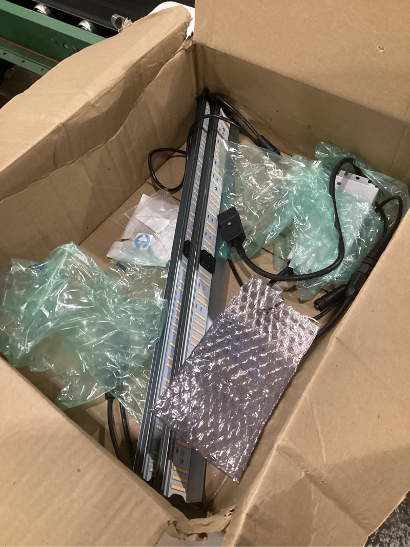 Condition photo showing As Is for (used, incomplete parts)farmlite grow light bars full spectrum led grow lamps grow lights for indoor plants dimmable daisy chain for grow lights supplemental lighting for grow tent (120watts)